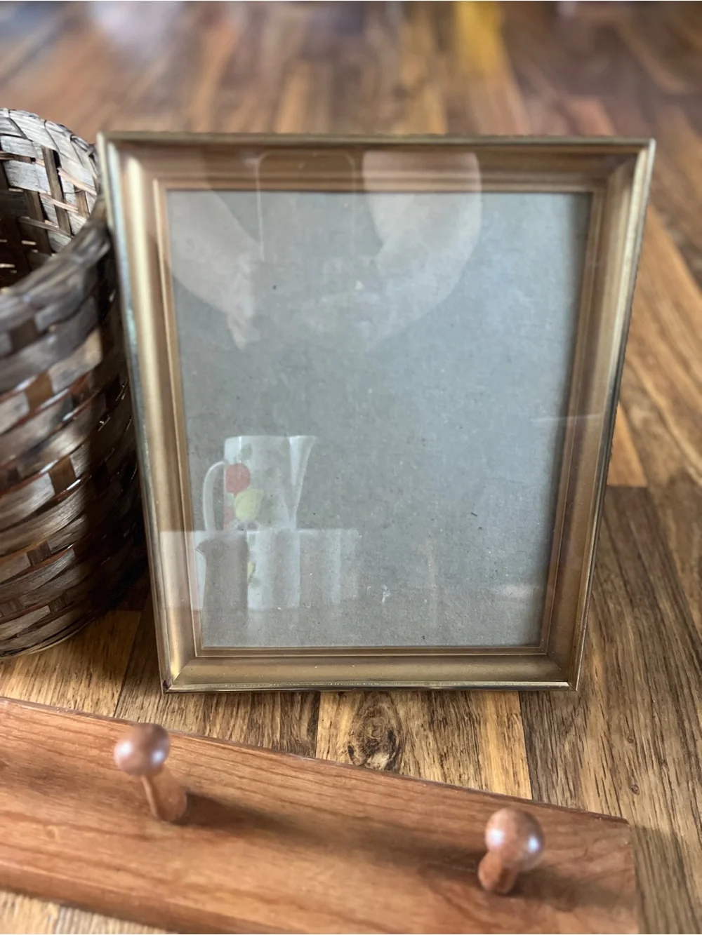 Wooden Wall Hook Rack in Brown - Home Bath